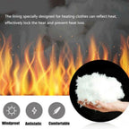 Heated Jacket Adjustable Heating Panels Water-Resistant & Breathable