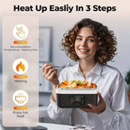 Heated Lunch Box Cordless 12000mAh Leak-Proof