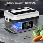 Heated Lunch Box Cordless 12000mAh Leak-Proof