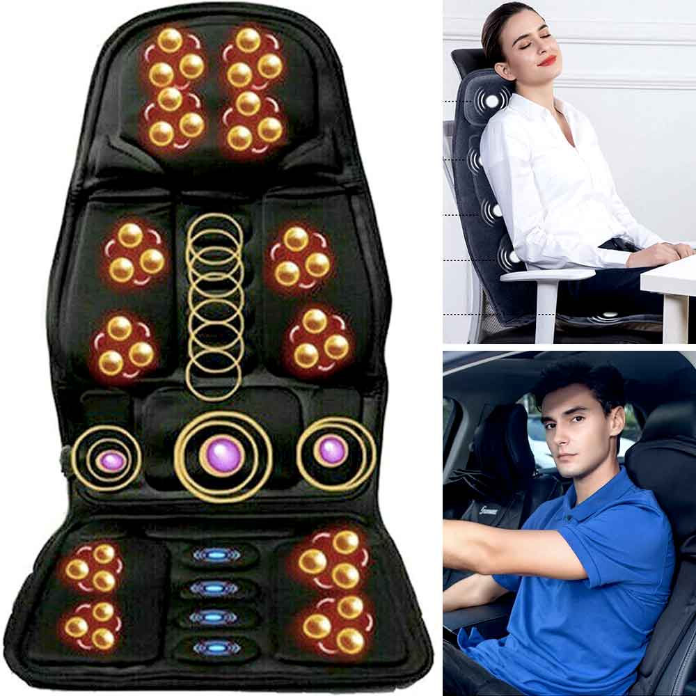 Heated Massage Cushion Customizable Shiatsu