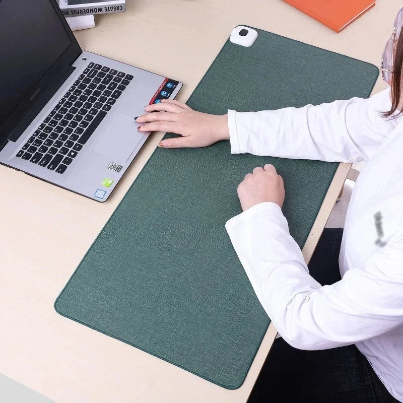 Heated Mouse Pad Adjustable Heat & Auto Shutoff Splash-Resistant