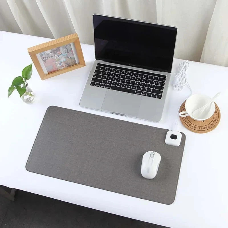 Heated Mouse Pad Adjustable Heat & Auto Shutoff Splash-Resistant
