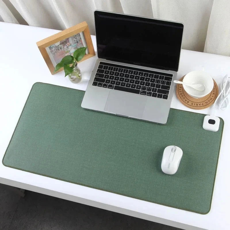 Heated Mouse Pad Adjustable Heat & Auto Shutoff Splash-Resistant