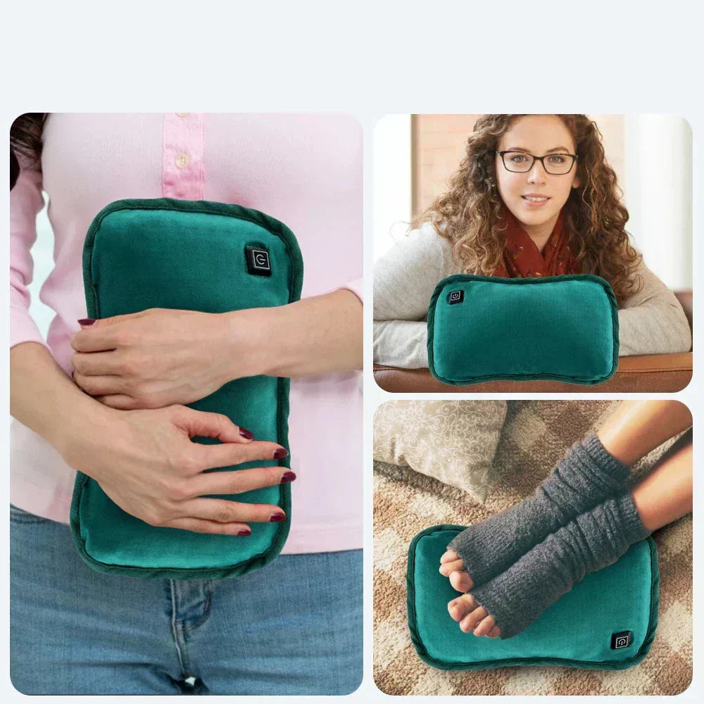 Heated Pillow USB Rechargeable & Adjustable Heat