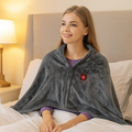 Heated Shoulder Wrap USB-Powered Cotton Fleece Stretch Fit