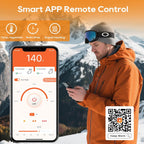 Heated Socks App-Controlled & Rechargeable 4 Heat Levels