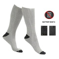 Heated Socks Battery-Powered Cotton-Blend Toe & Sole Heating