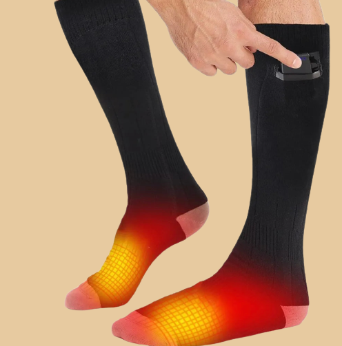 Heated Socks Rechargeable 3 Heat Settings & 8-Hour Warmth