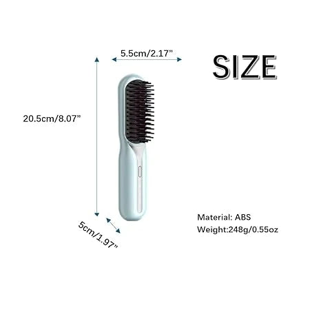 Heated Styling Brush Wireless & Rechargeable Ceramic Plates
