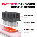 Heated Styling Brush Wireless & Rechargeable Ceramic Plates