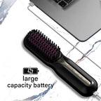 Heated Styling Brush Wireless & Rechargeable Ceramic Plates