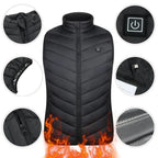 Heated Vest 5 Heating Zones Windproof & Water-Repellent