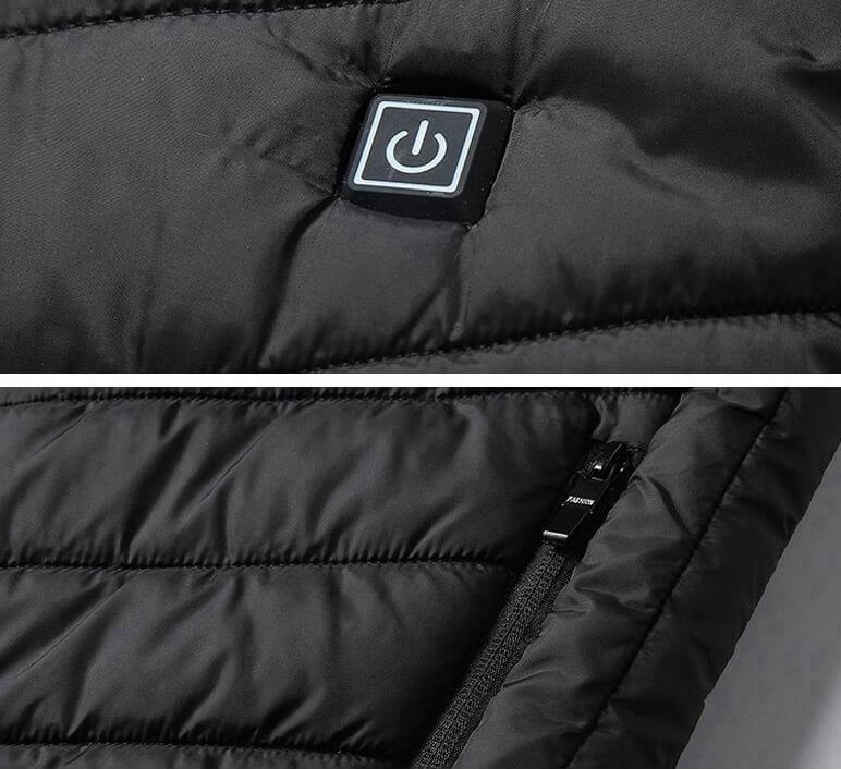 Heated Vest 5 Heating Zones Windproof & Water-Repellent