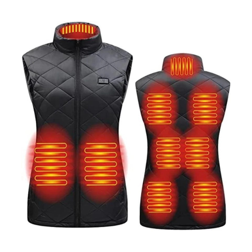 Heated Vest 9 Heating Zones Slim Fit USB Powered