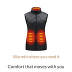 Heated Vest 9 Heating Zones USB-Powered Slim Fit