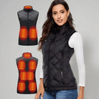 Heated Vest 9 Heating Zones USB-Powered Slim Fit
