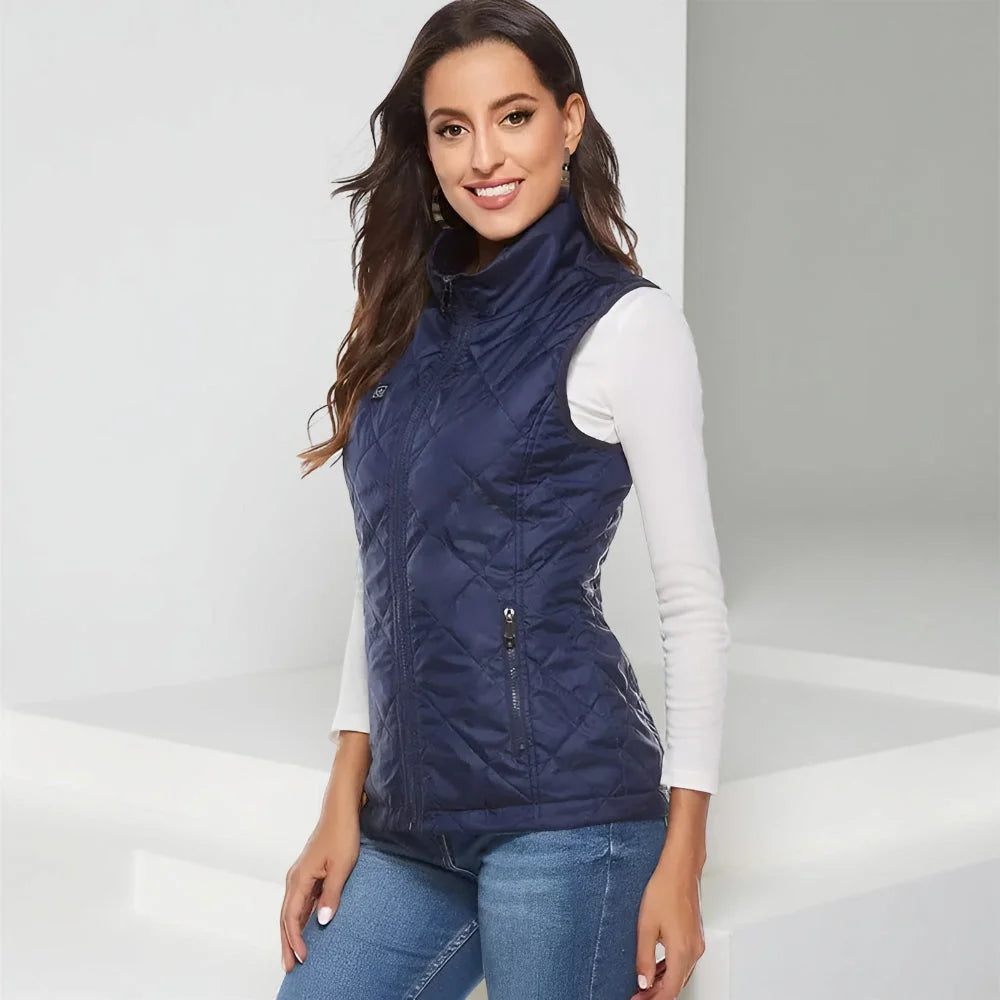 Heated Vest 9 Heating Zones USB-Powered Slim Fit
