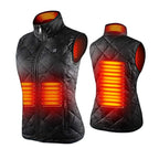 Heated Vest 9 Heating Zones USB-Powered Slim Fit