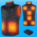 Heated Vest Adjustable Heating Panels USB Rechargeable