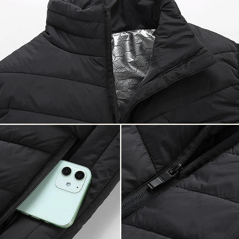 Heated Vest Graphene Heating USB Rechargeable & Adjustable Temperature
