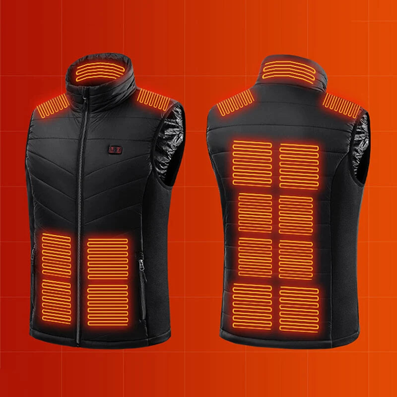 Heated Vest Graphene Heating USB Rechargeable & Adjustable Temperature