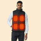 Heated Vest Instant Heat Solar Powered Lightweight