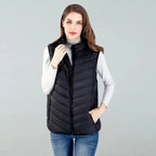 Heated Vest Instant Heat Solar Powered Lightweight