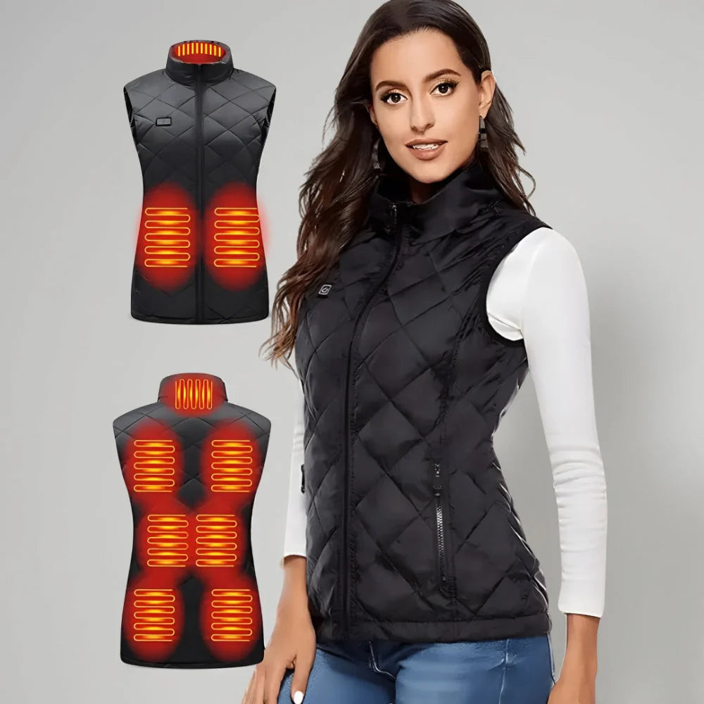 Heated Vest Slim USB-Powered 9 Heating Zones