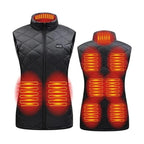 Heated Vest Slim USB-Powered 9 Heating Zones
