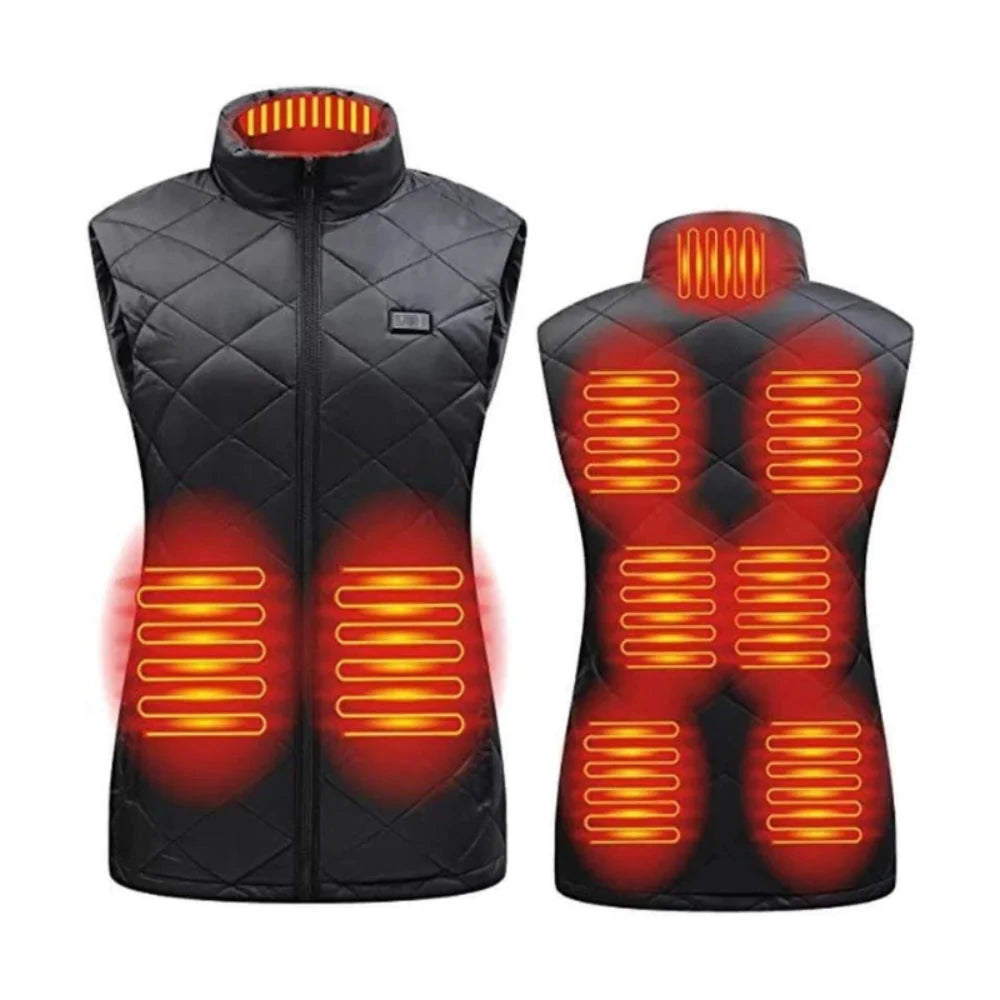 Heated Vest Slim USB-Powered 9 Heating Zones