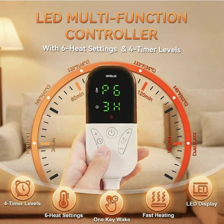 Heating Pad Extra-Large 32 x 24 Auto Shutoff