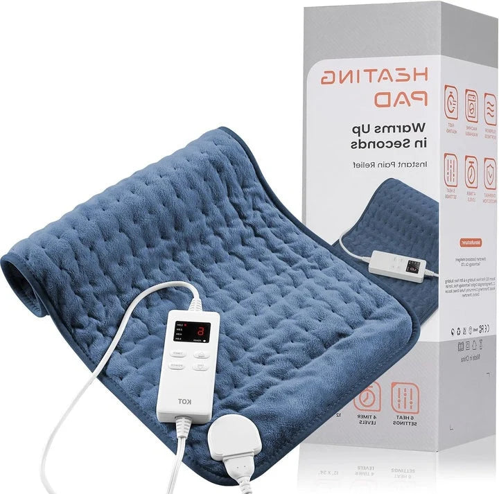 Heating Pad Microplush 6 Heat Levels Auto Shutoff