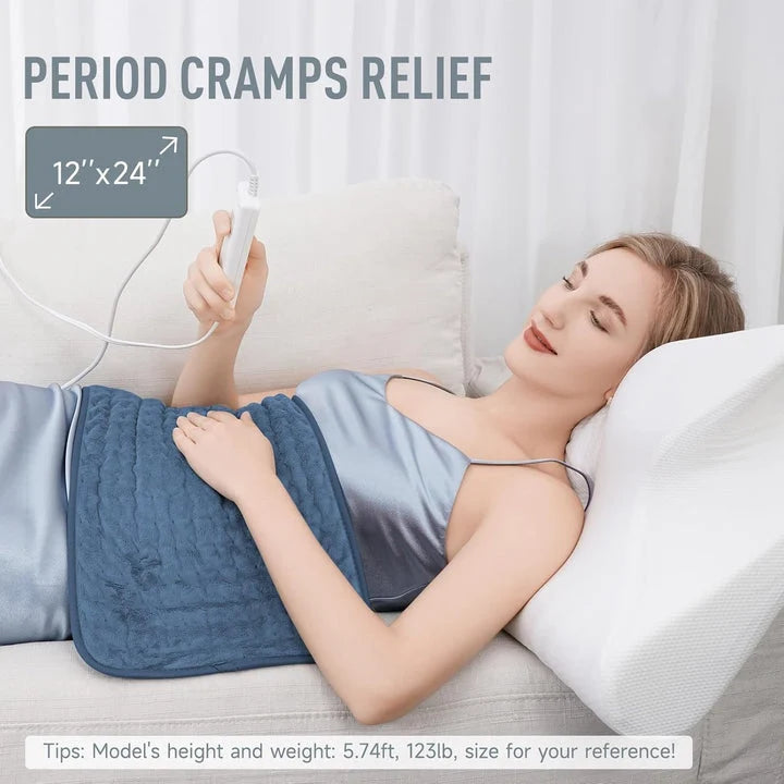 Heating Pad Microplush Adjustable Heat & Timer