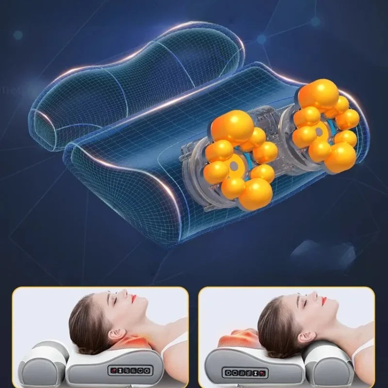 Heating Pad Neck & Back Ergonomic Heat & Massage