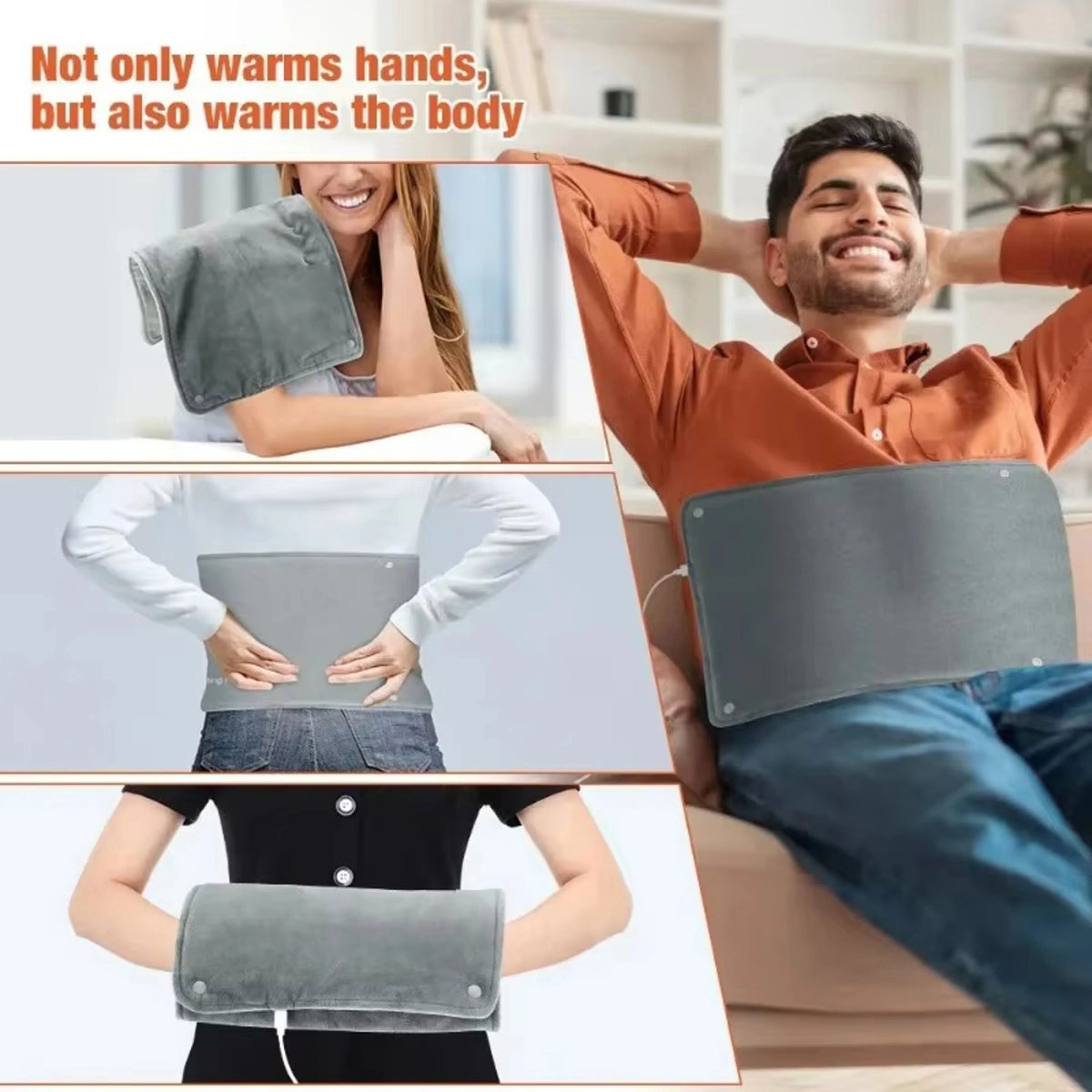 Heating Pad USB Powered Microplush Machine Washable