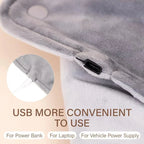 Heating Pad USB Powered Microplush Machine Washable