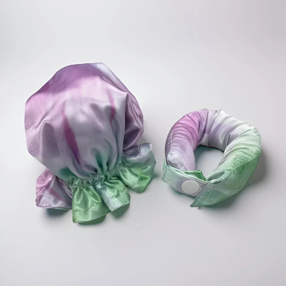 Heatless Hair Curlers Overnight Silk Cover Set of 2
