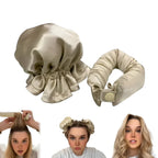 Heatless Hair Curlers Overnight Silk Cover Set of 2
