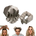 Heatless Hair Curlers Overnight Silk Cover Set of 2