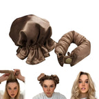 Heatless Hair Curlers Overnight Silk Cover Set of 2