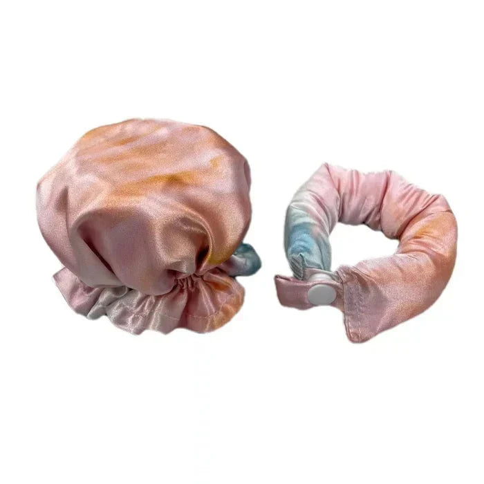 Heatless Hair Rollers Satin Covers & Adjustable Buckles