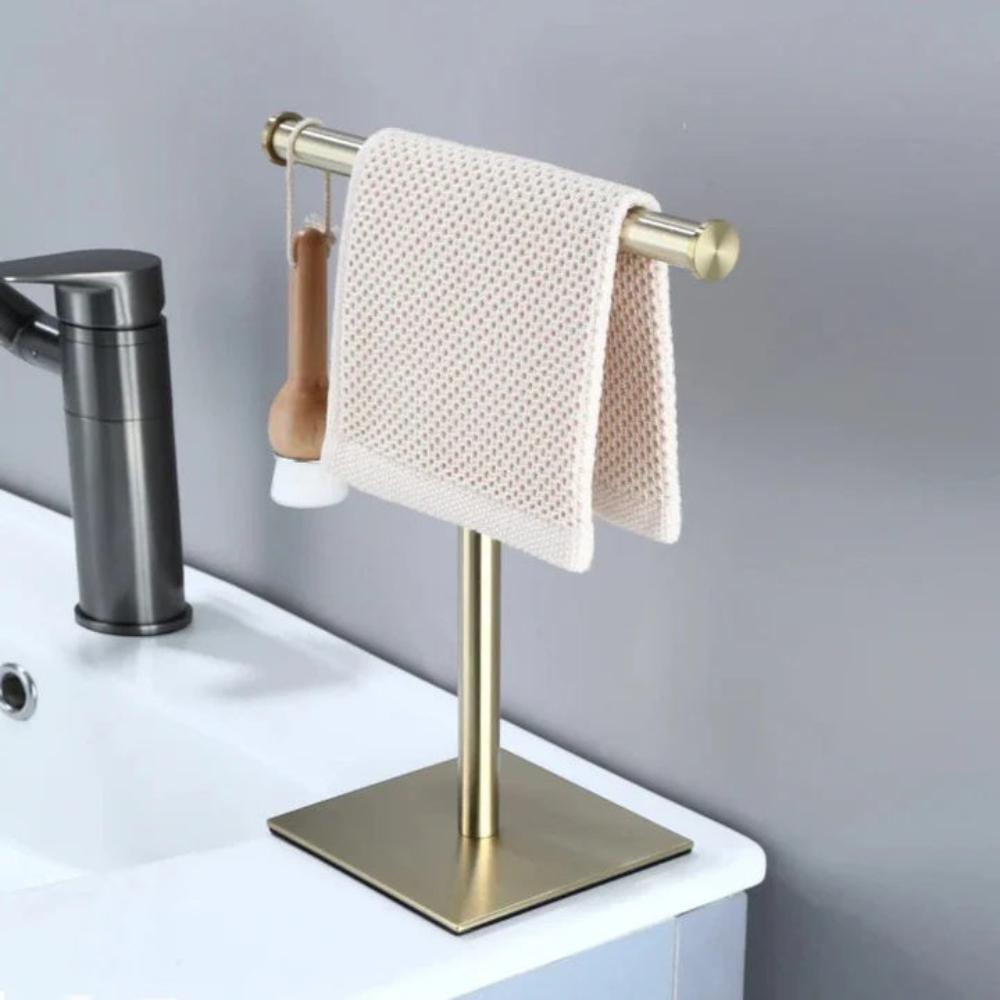 Heavy Non-Slip Freestanding Countertop Towel Rack