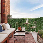 Hedge Panel Artificial Ivy Privacy Screen Weather-Resistant