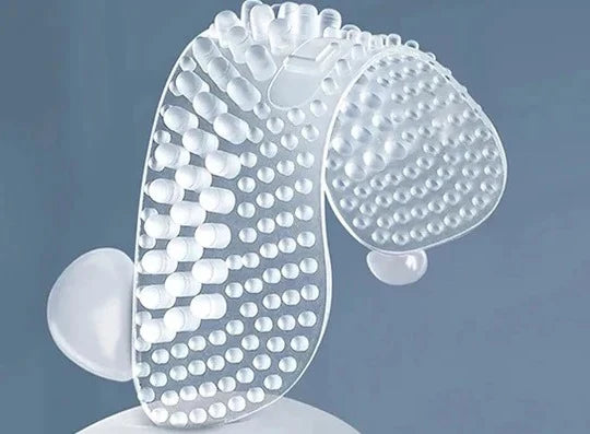 Heel Cushion Inserts Clear Contoured Non Slip
