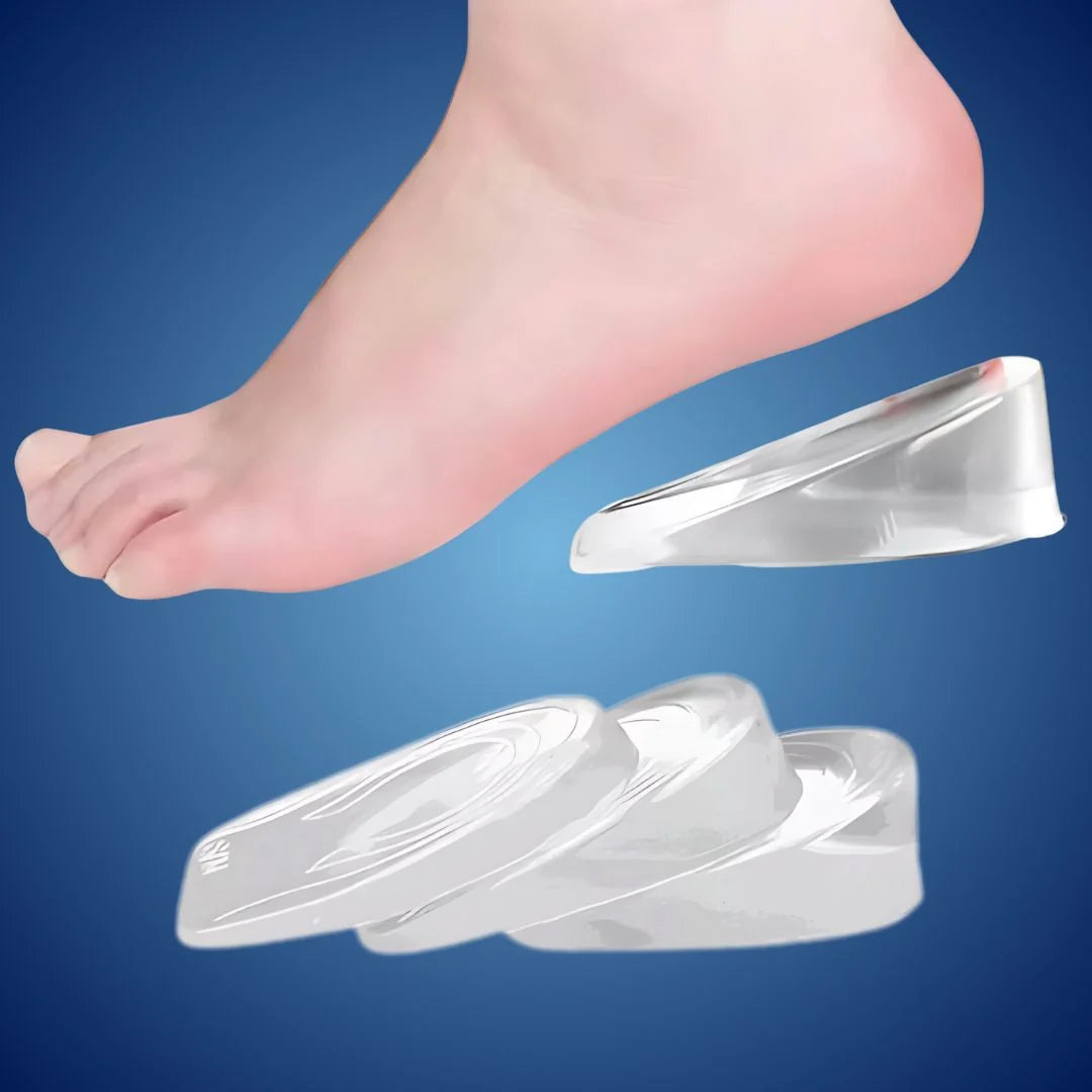 Heel Lift Insoles Adjustable Stackable Silicone Gel