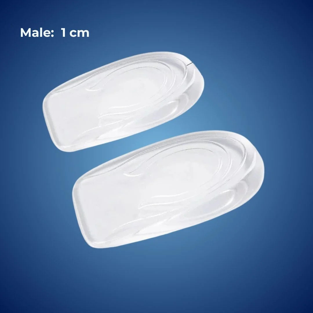 Heel Lift Insoles Adjustable Stackable Silicone Gel