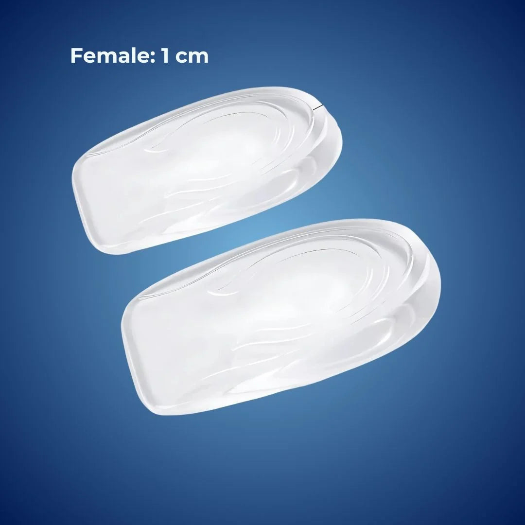 Heel Lift Insoles Adjustable Stackable Silicone Gel