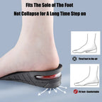 Height Increase Insoles Adjustable 3–9 cm Shock-Absorbing