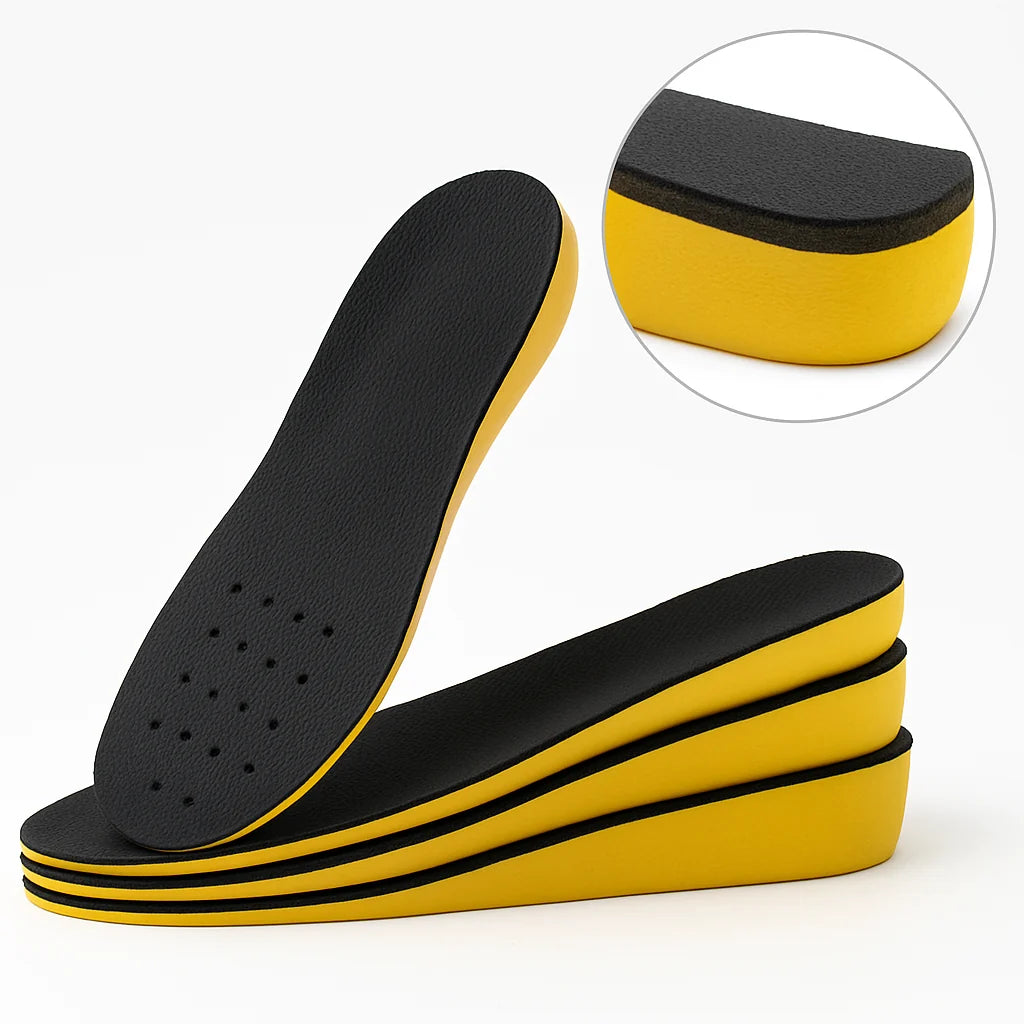 Height-Increasing Insoles Invisible Breathable Silicone Up To 3.5 Cm
