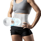 Hernia Support Belt Removable Silicone Pad & Anti-Roll Stays